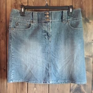 Ann Taylor LOFT Jean skirt